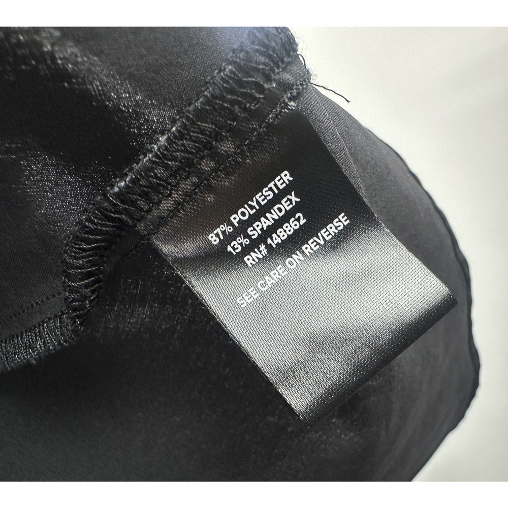 Torrid Babydoll Chablis Goddess Neck Tank Stretch Black Keyhole Plus Size 1 1X - Picture 6 of 11